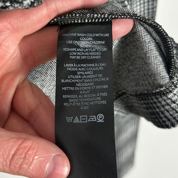 Anthropologie Maeve Collegiate Plaid Blazer Jacket Womens Size Large Grey Black - Picture 6 of 15